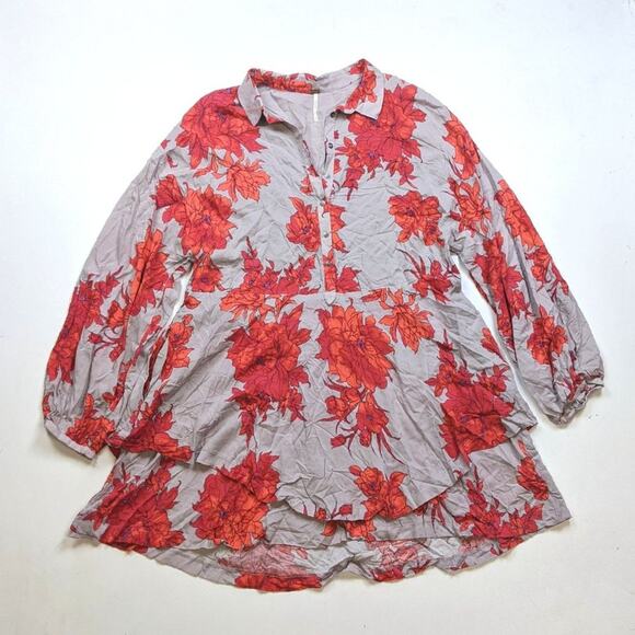 Free People Women's Size Small Shake It Floral Swing - Picture 1 of 6